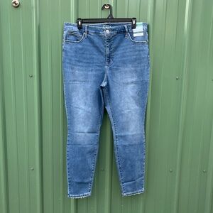 Denim Skinny High Rise Jeans Pants Size 18W